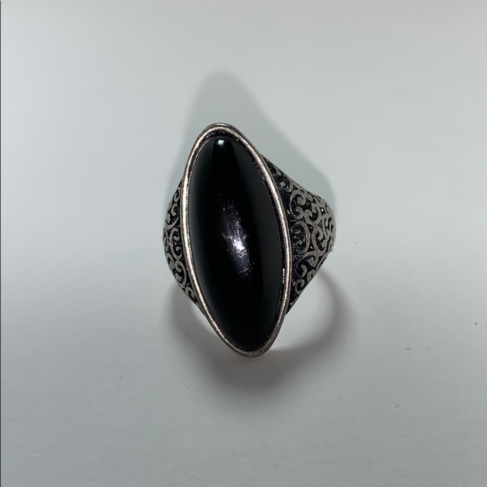 Black Stone Ring